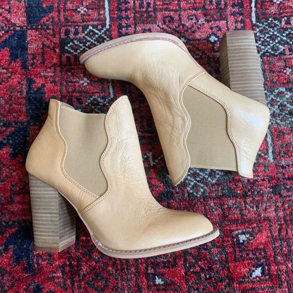 Tan ankle boots from Chinese Laundry